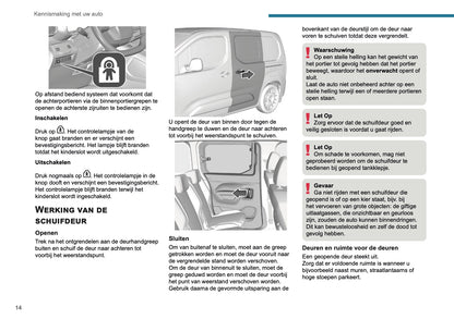 2025 Peugeot Rifter/Partner Gebruikershandleiding | Nederlands