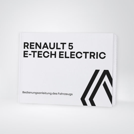 2025-2026 Renault 5 E-Tech Electric Bedienungsanleitung | Deutsch