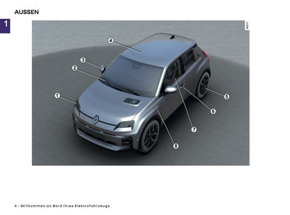 2025-2026 Renault 5 E-Tech Electric Bedienungsanleitung | Deutsch