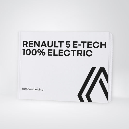 2024-2025 Renault 5 E-Tech Gebruikershandleiding | Nederlands