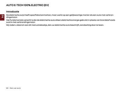 2025 Renault 5 E-Tech Owner's Manual | Dutch