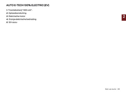 2025 Renault 5 E-Tech Owner's Manual | Dutch