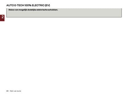 2025 Renault 5 E-Tech Owner's Manual | Dutch
