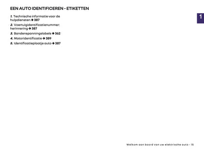 2026 Renault 5 E-Tech Electric Owner's Manual | Dutch