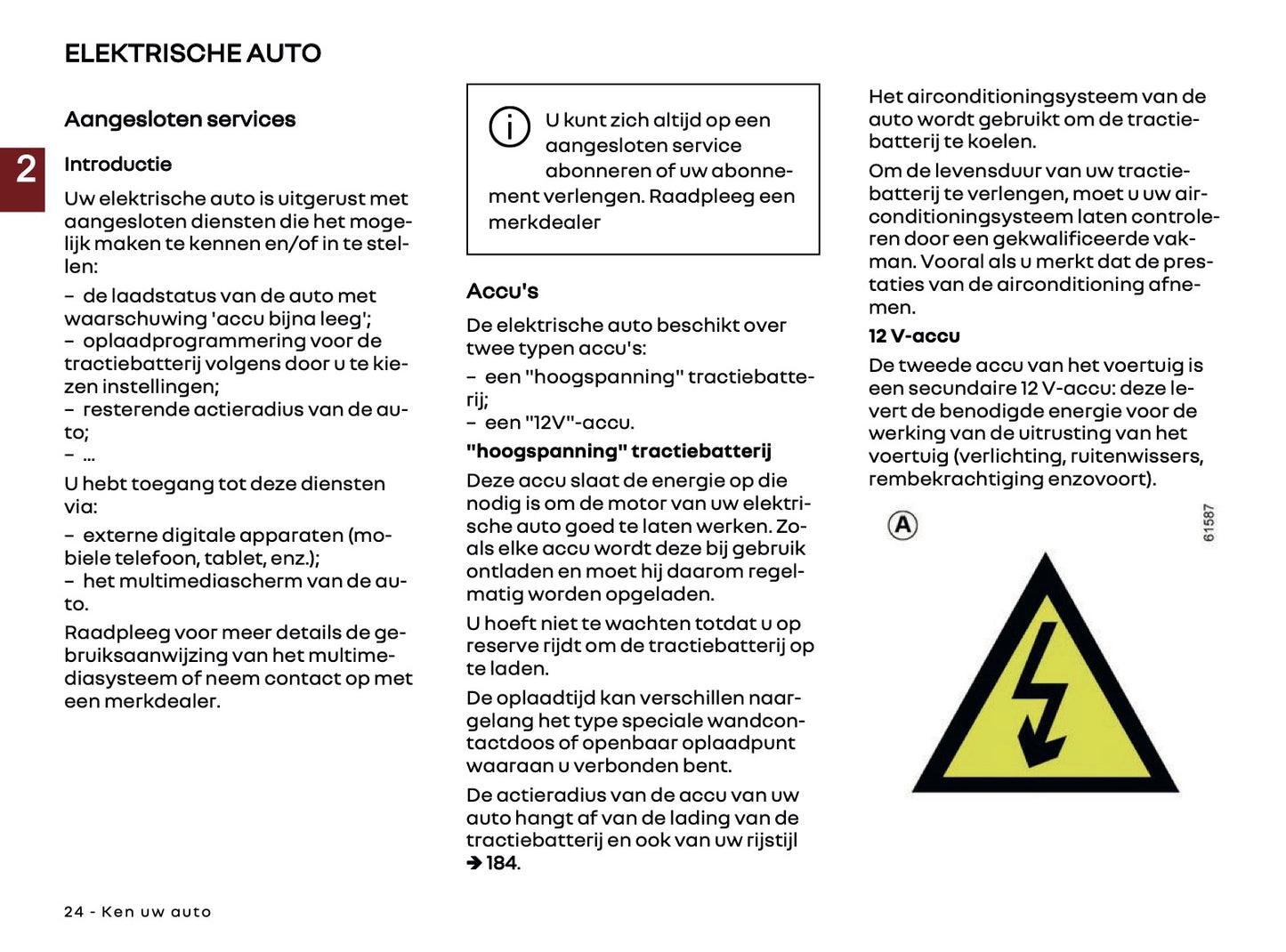 2026 Renault 5 E-Tech Electric Owner's Manual | Dutch