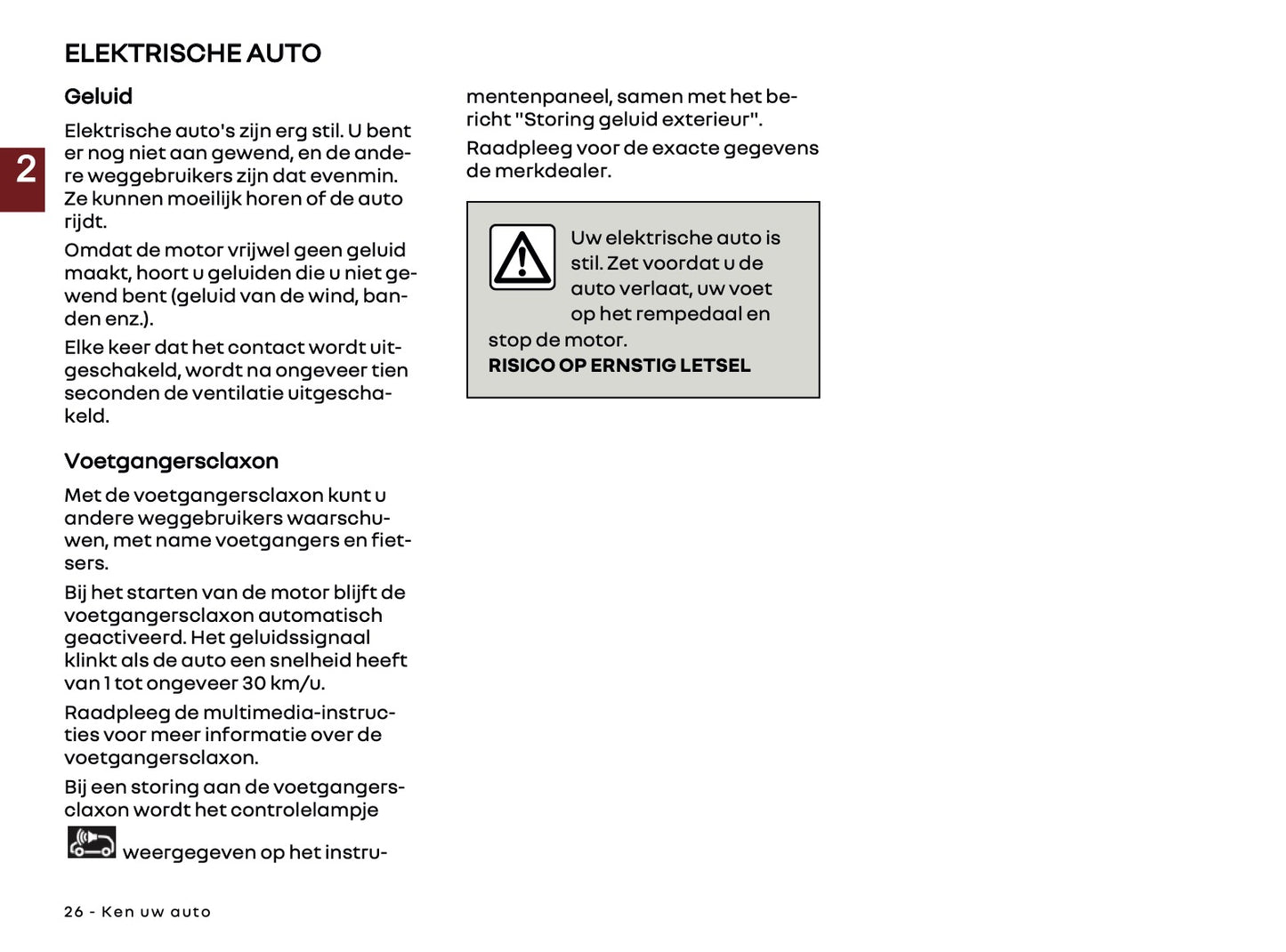 2026 Renault 5 E-Tech Electric Owner's Manual | Dutch