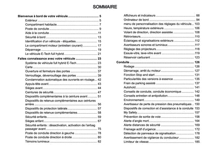 2024-2025 Renault Arkana Manuel du propriétaire | Français