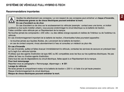 2024-2025 Renault Arkana Manuel du propriétaire | Français