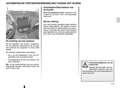 2016-2017 Renault Captur Owner's Manual | Dutch
