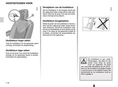 2016-2017 Renault Captur Owner's Manual | Dutch
