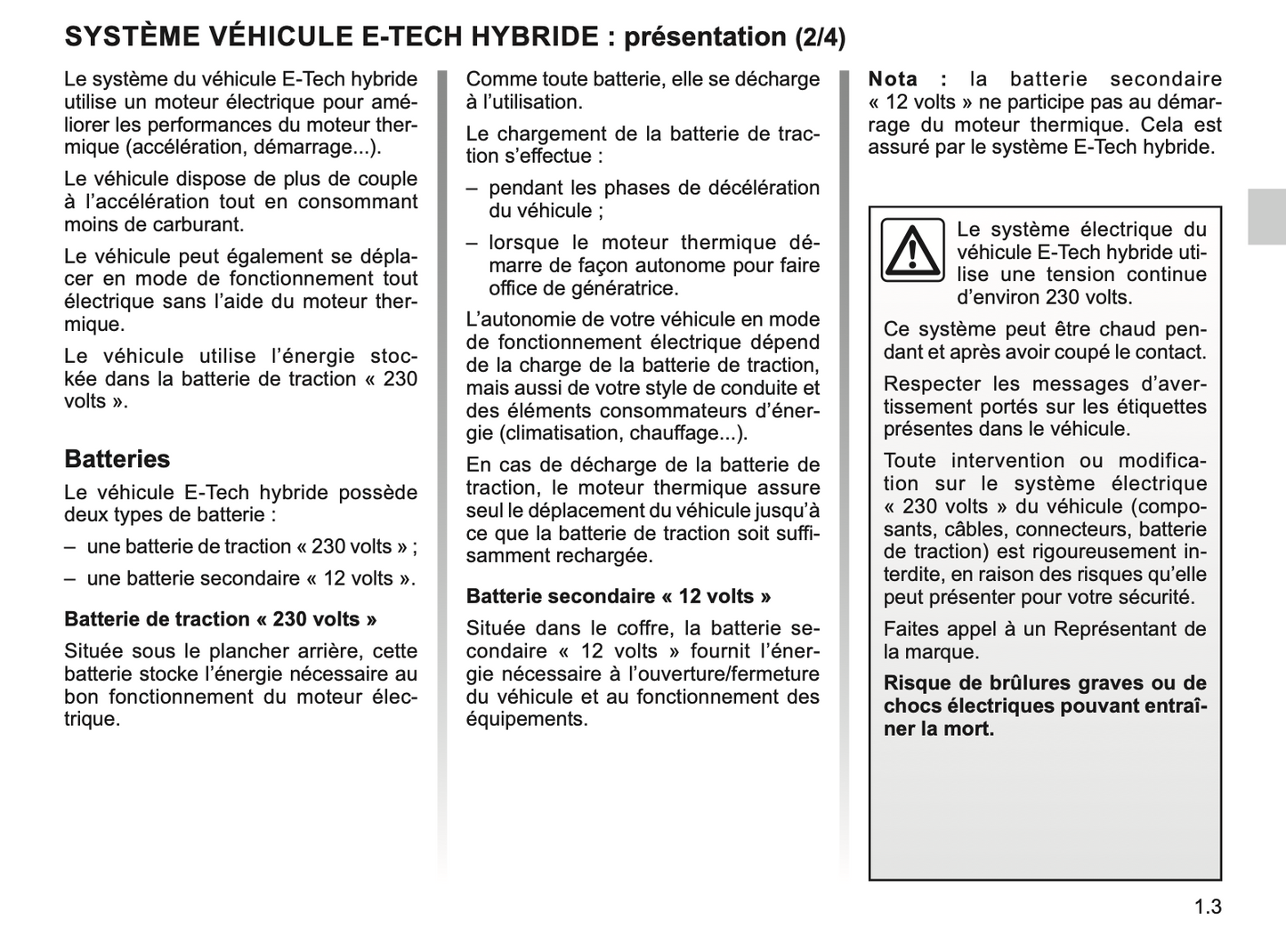 2023-2024 Renault Clio Manuel du propriétaire | Français