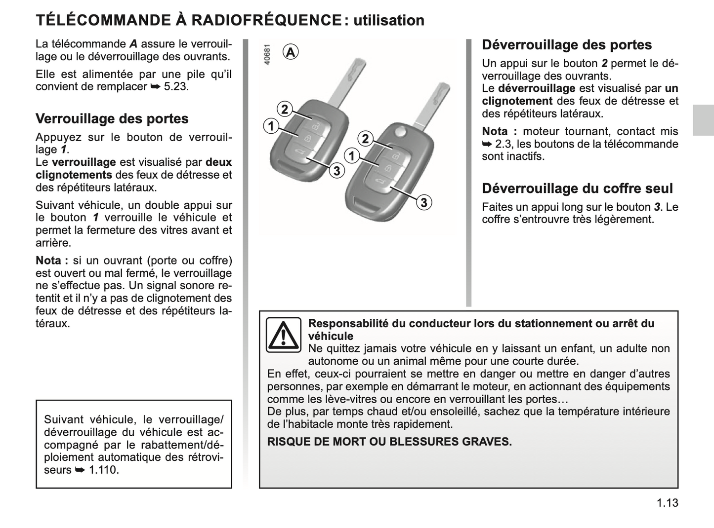 2023-2024 Renault Clio Owner's Manual | French