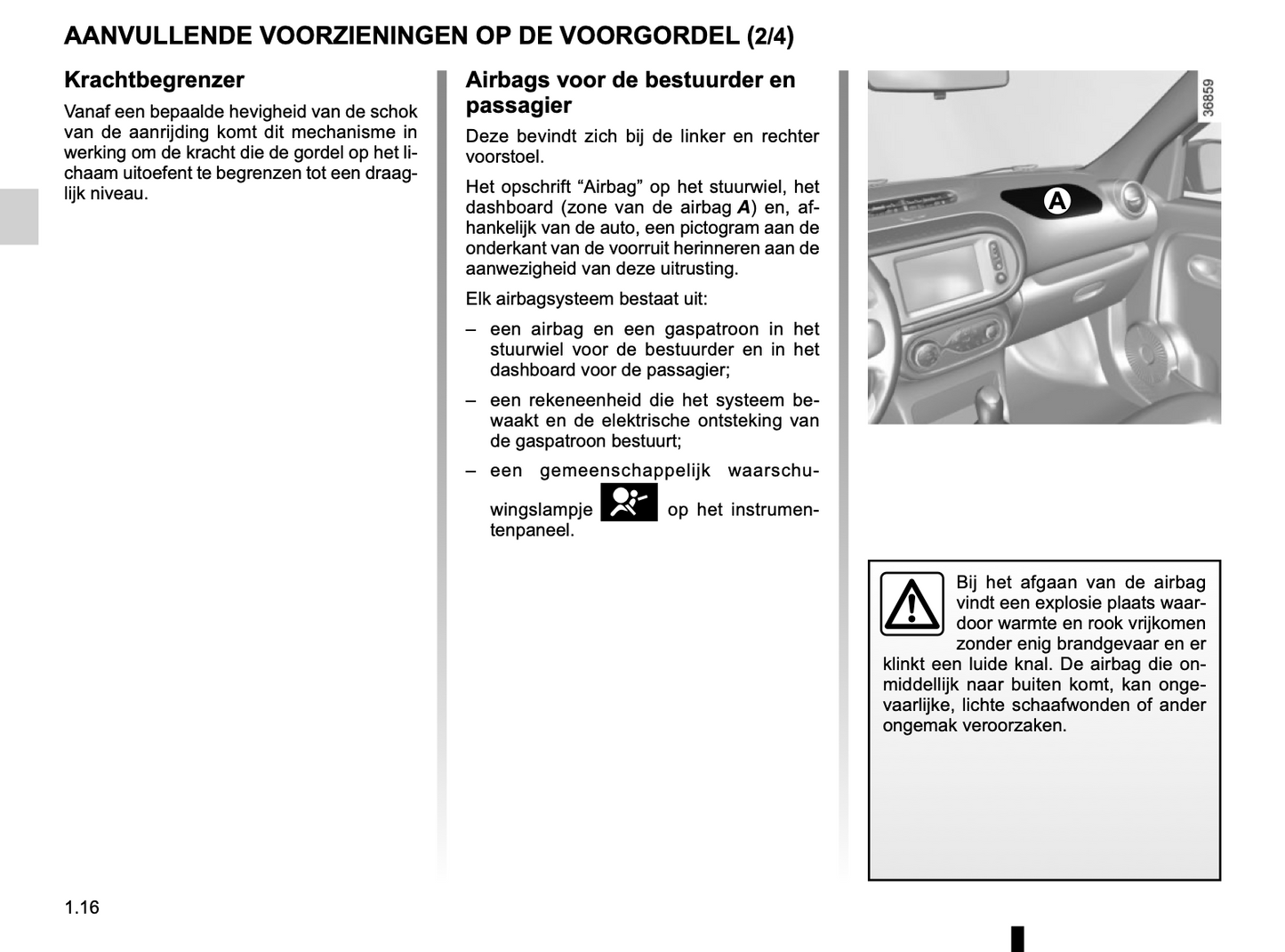 2014 Renault Twingo Owner's Manual | Dutch