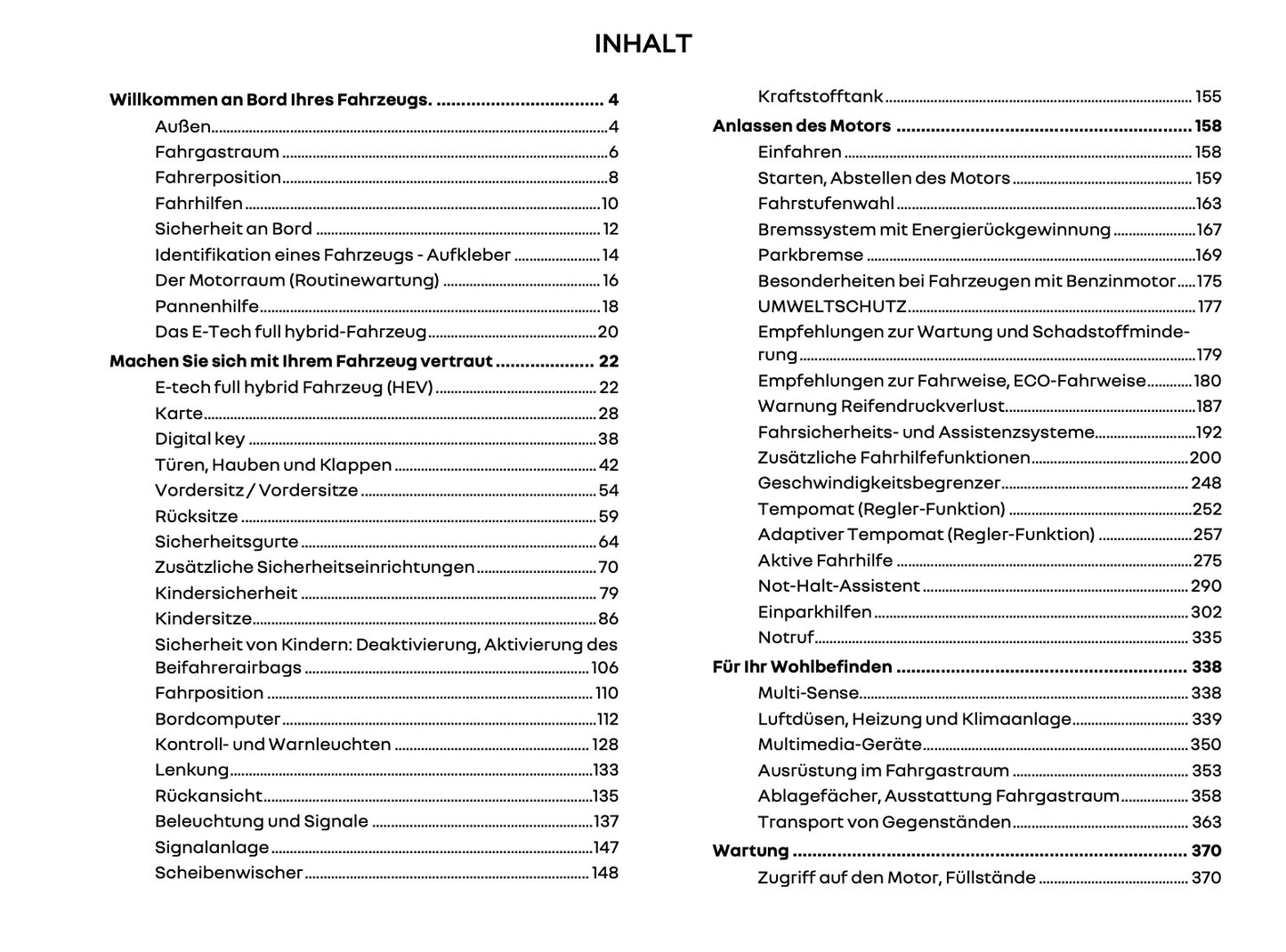2026 Renault Espace Owner's Manual | German