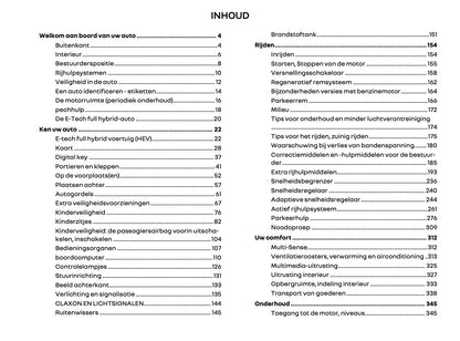 2025 Renault Espace Owner's Manual | Dutch