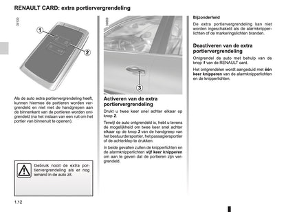 2018-2019 Renault Kadjar Owner's Manual | Dutch