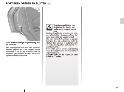 2018-2019 Renault Kadjar Owner's Manual | Dutch