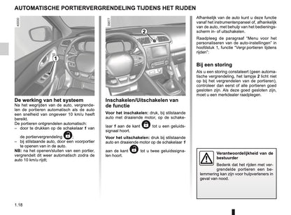 2018-2019 Renault Kadjar Owner's Manual | Dutch