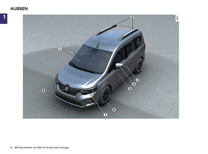 2025 Renault Kangoo E-Tech Owner's Manual | German