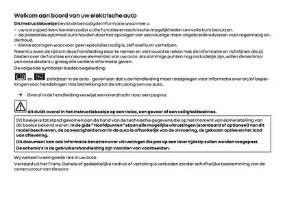 2026 Renault Kangoo E-Tech Electric Owner's Manual | Dutch