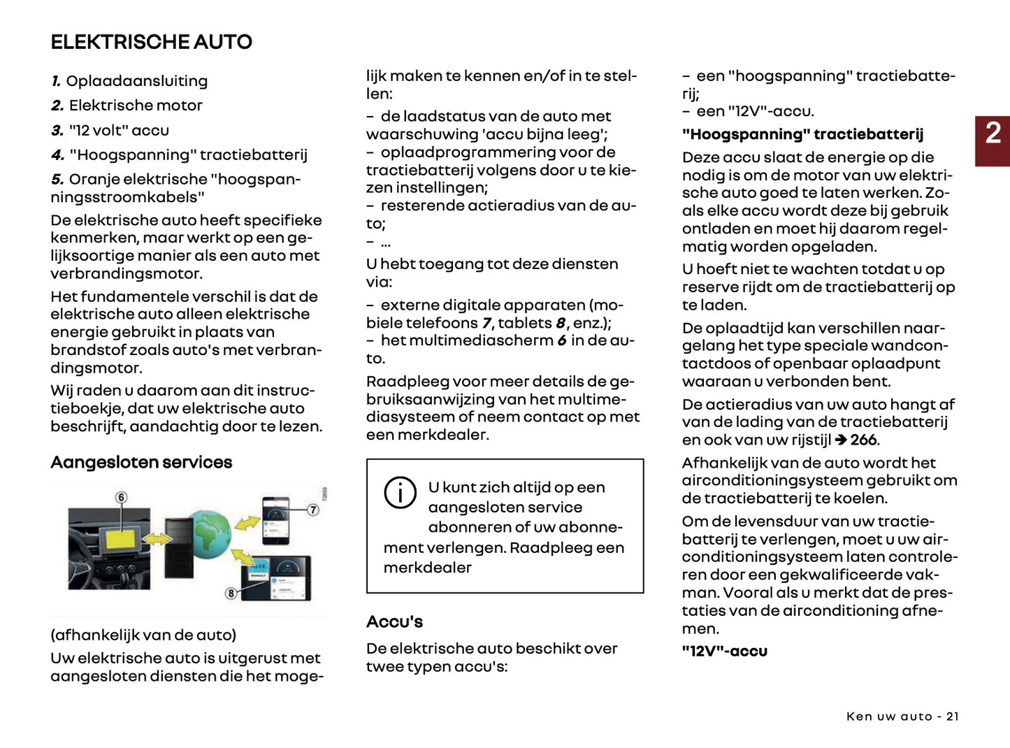 2026 Renault Kangoo E-Tech Electric Owner's Manual | Dutch