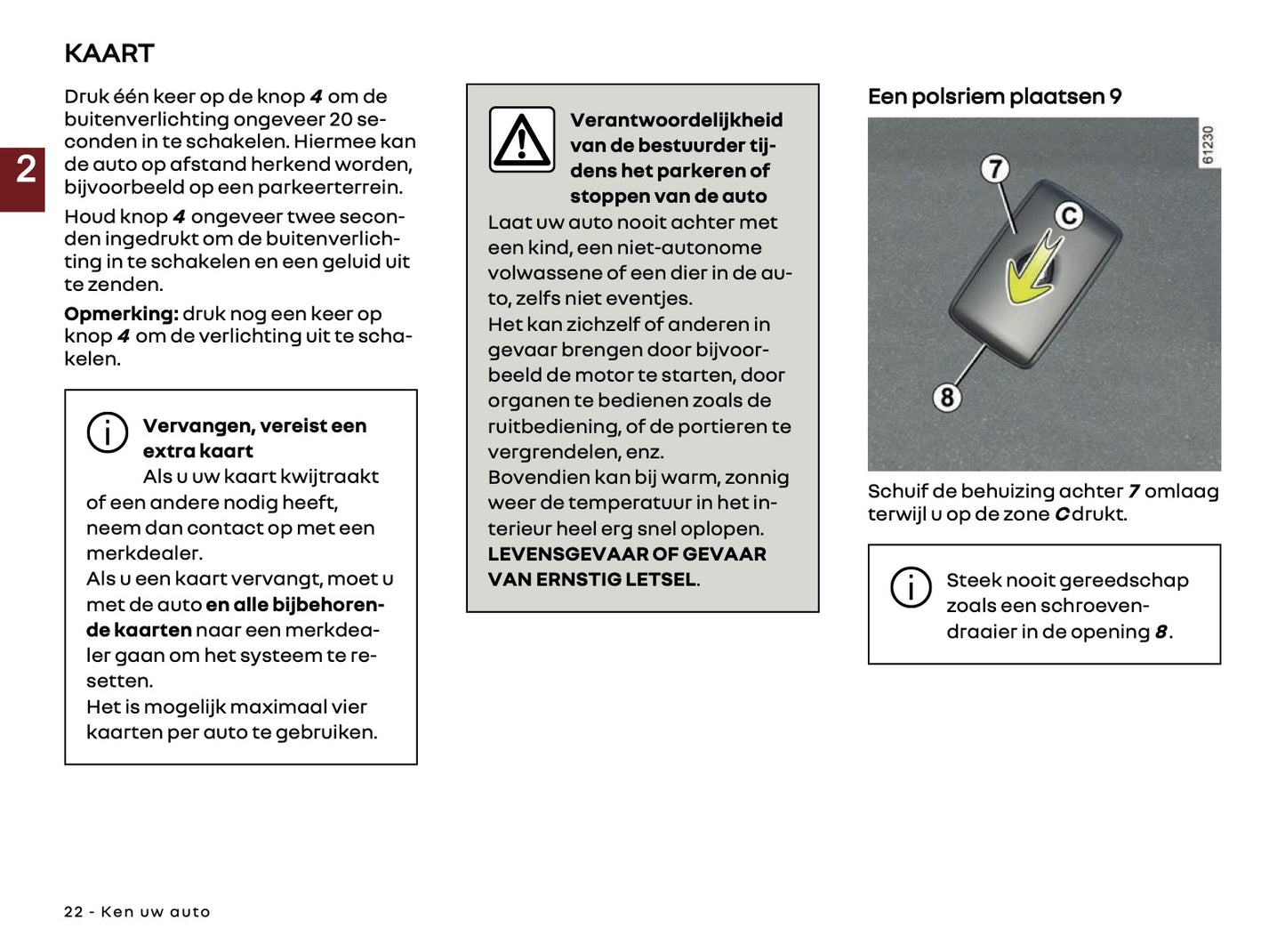 2026 Renault Kangoo Owner's Manual | Dutch