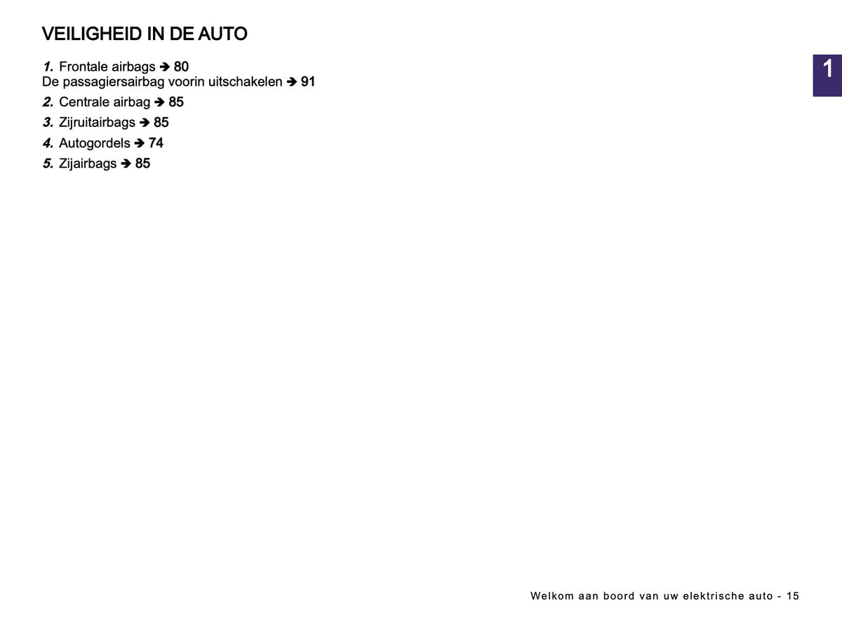 2023-2024 Renault Megane E-Tech Electric Owner's Manual | Dutch