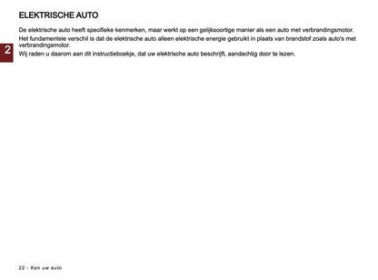 2023-2024 Renault Megane E-Tech Electric Owner's Manual | Dutch