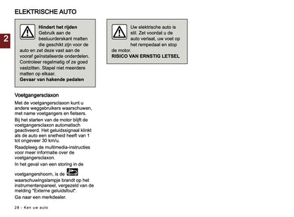 2023-2024 Renault Megane E-Tech Electric Owner's Manual | Dutch