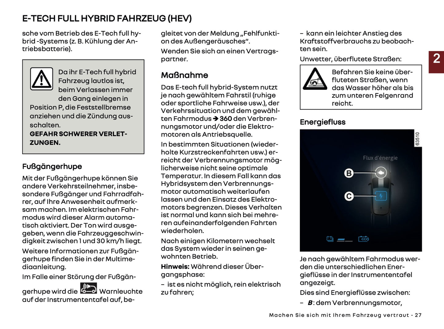 2026 Renault Rafale Owner's Manual | German