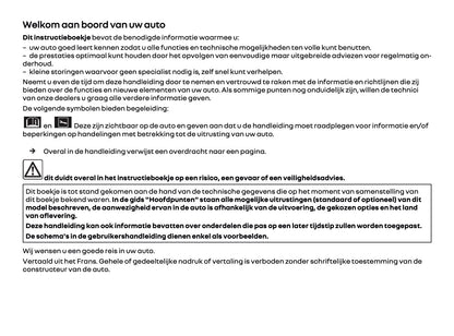 2026 Renault Rafale Owner's Manual | Dutch