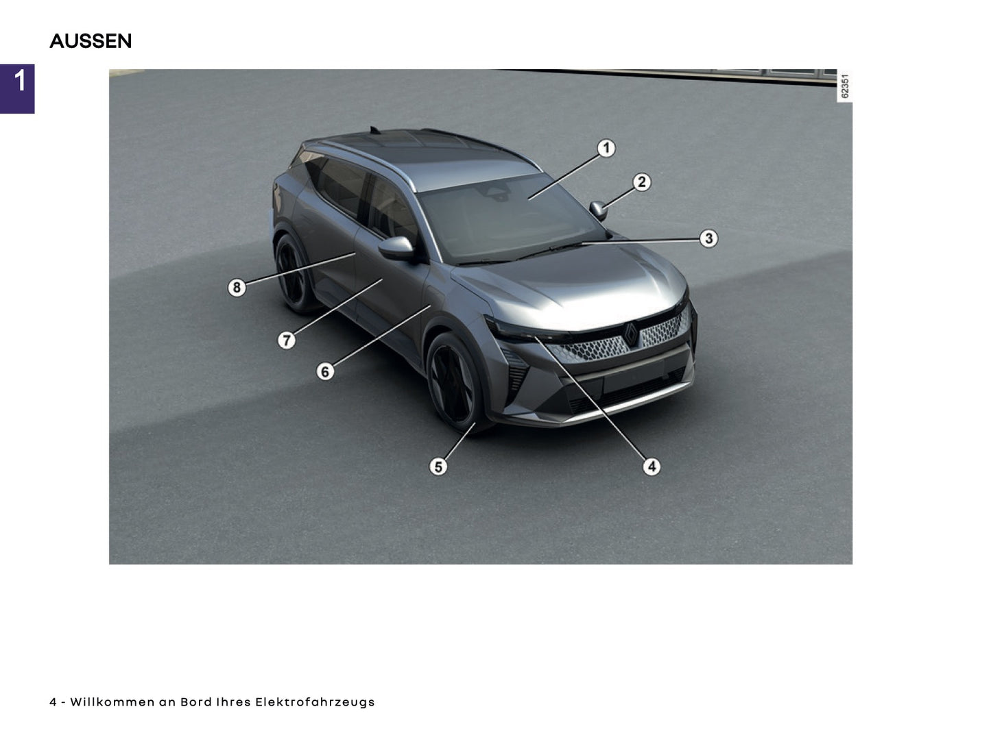 2025-2026 Renault Scenic E-Tech Electric Bedienungsanleitung | Deutsch