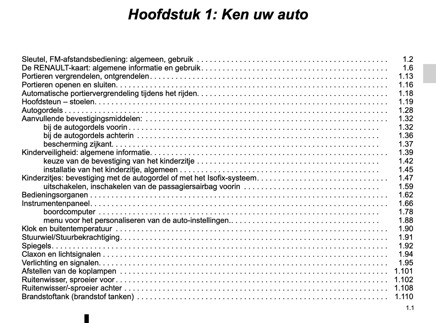 2017-2018 Renault Scenic Gebruikershandleiding | Nederlands