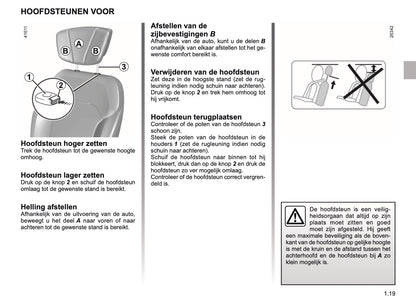 2018-2019 Renault Scenic/Grand Scenic Owner's Manual | Dutch