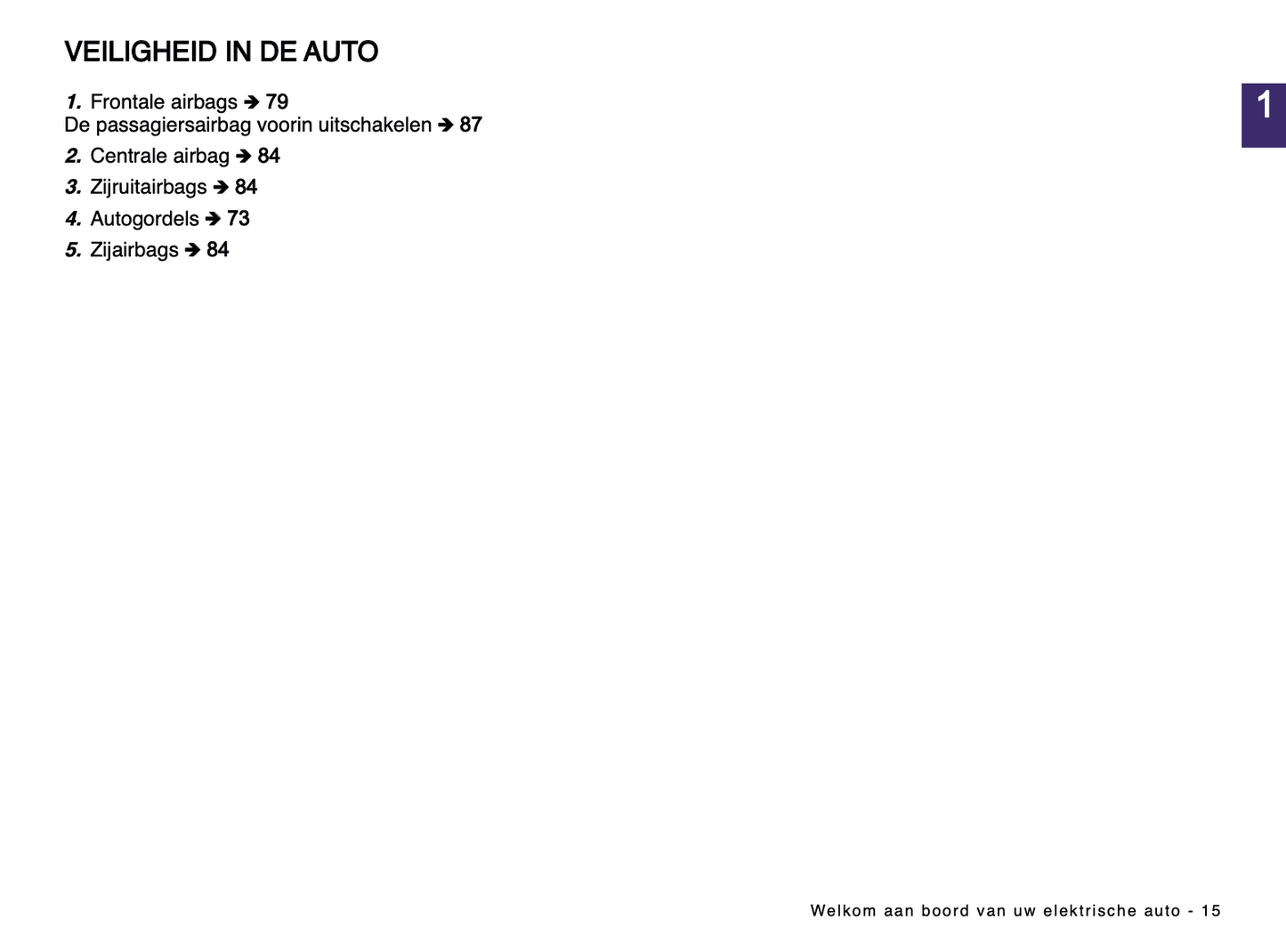 2023-2024 Renault Scenic E-Tech Owner's Manual | Dutch