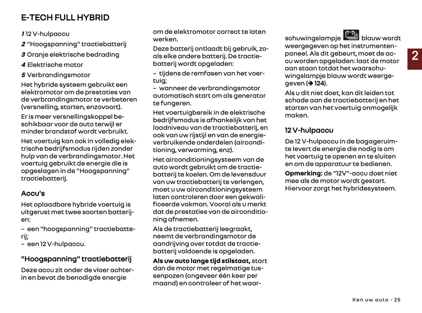 2026 Renault Symbioz Owner's Manual | Dutch