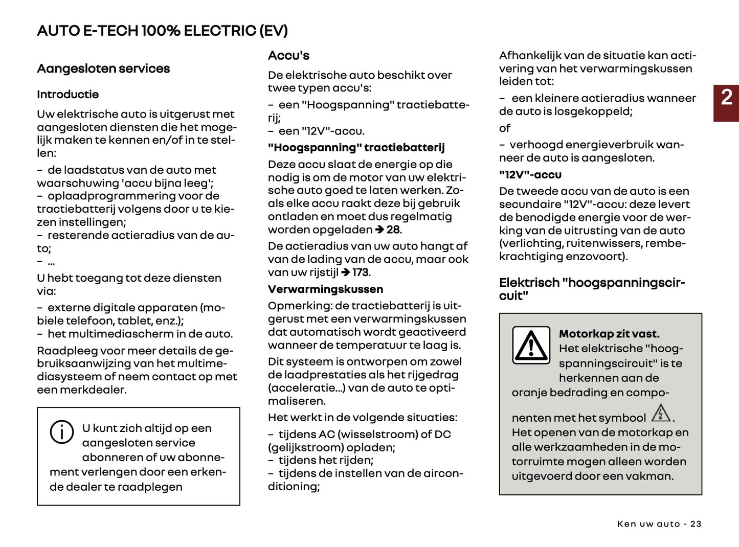 2026 Renault Twingo E-Tech Electric Owner's Manual | Dutch