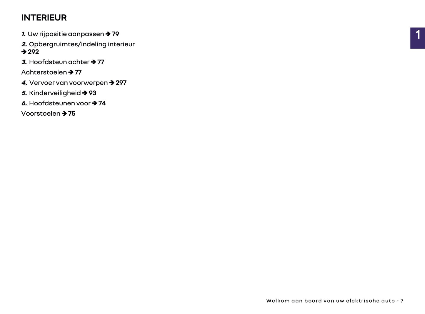 2026 Renault Twingo E-Tech Electric Owner's Manual | Dutch