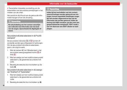 2026 Seat Arona Owner's Manual | Dutch