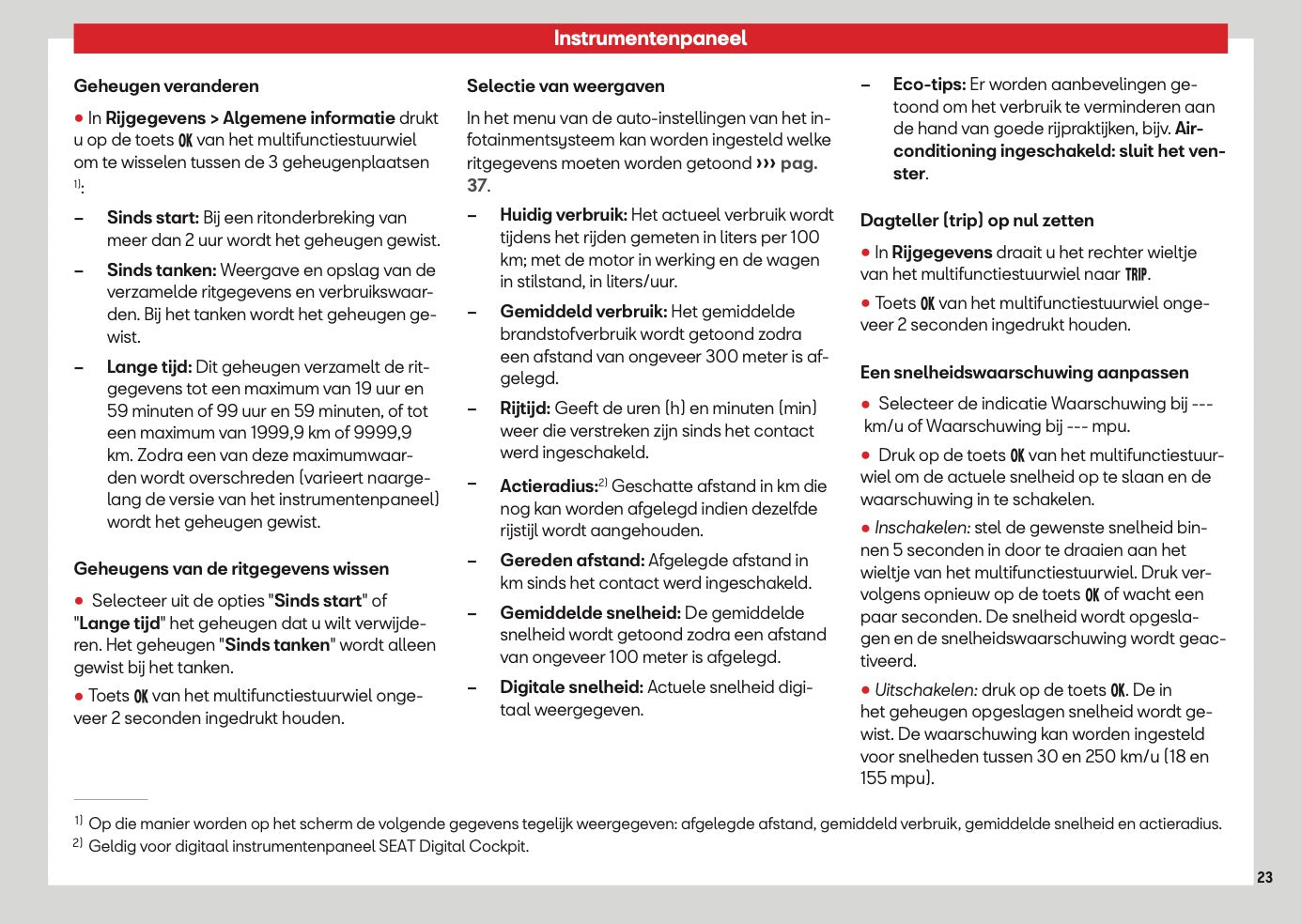 2026 Seat Arona Owner's Manual | Dutch