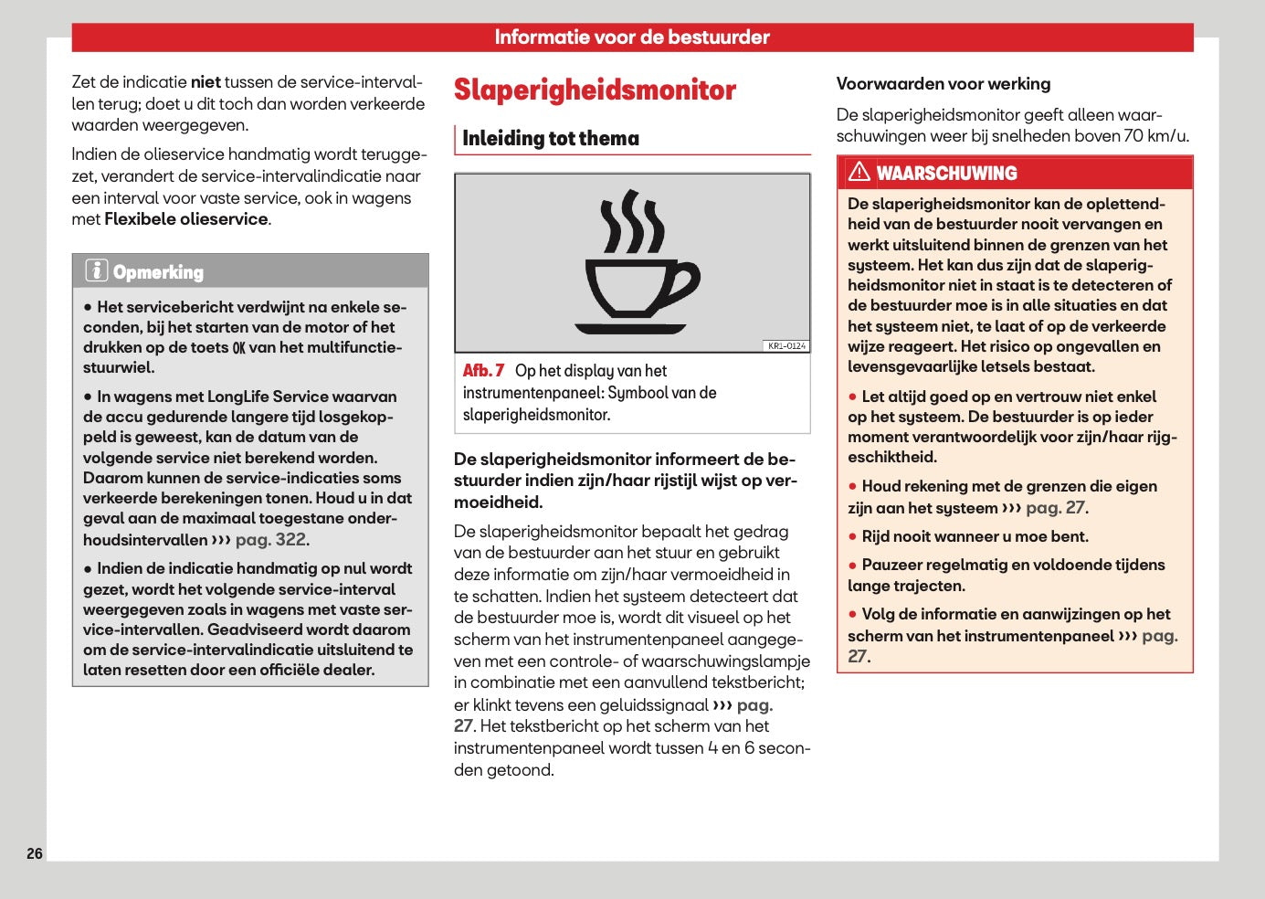 2026 Seat Arona Owner's Manual | Dutch