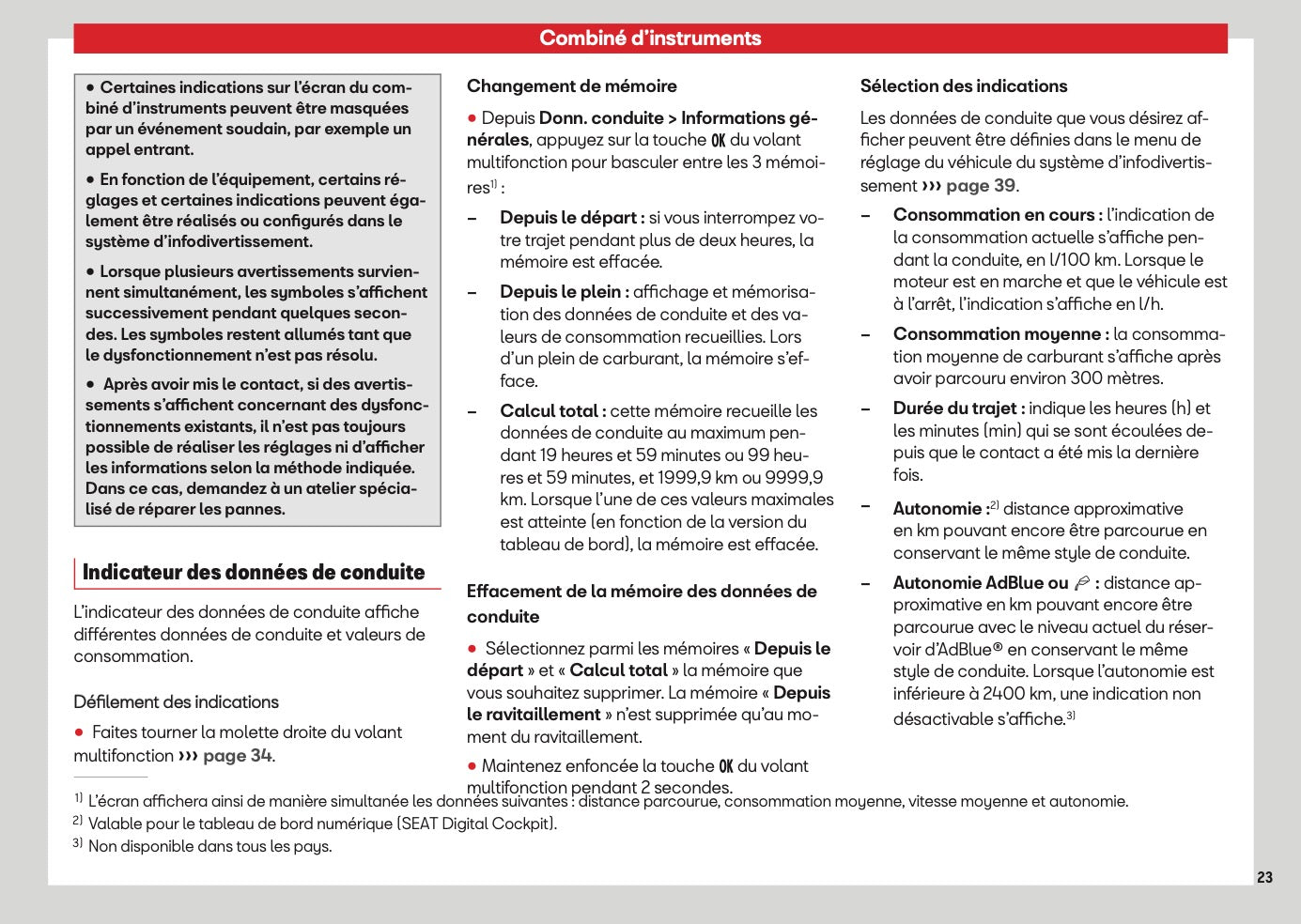 2026 Seat Ateca Manuel du propriétaire | Français