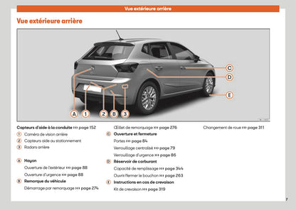 2025 Seat Ibiza Manuel du propriétaire | Français