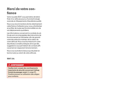 2026 Seat Ibiza Manuel du propriétaire | Français