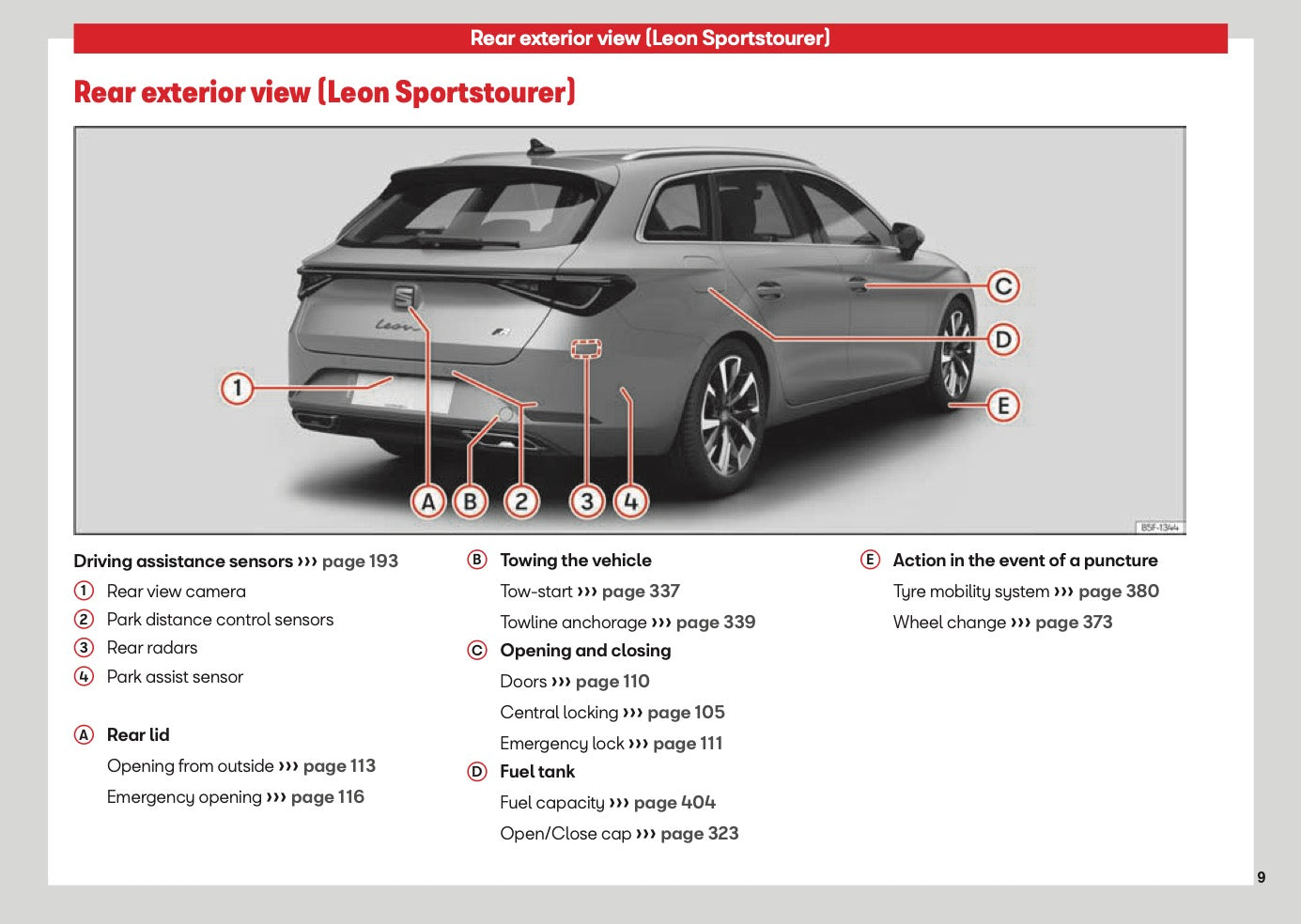 2026 Seat Leon/Leon Sportstourer Owner's Manual | English