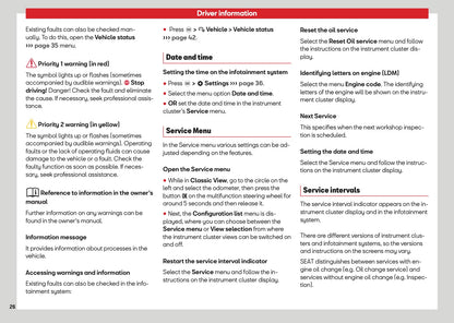 2026 Seat Leon/Leon Sportstourer Owner's Manual | English