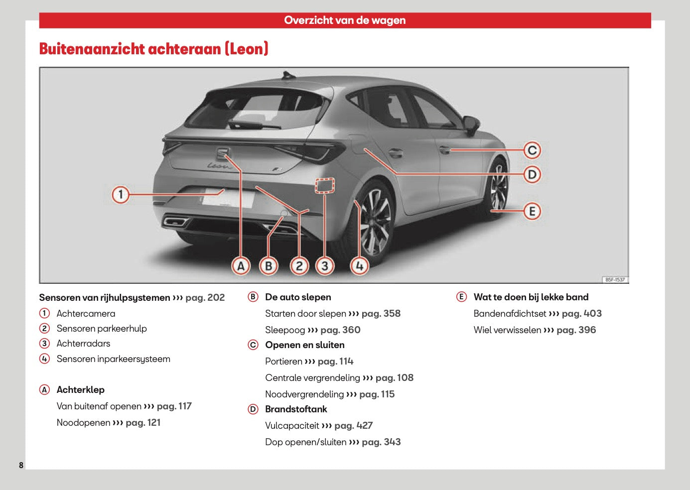 2026 Seat Leon/Leon Sportstourer Owner's Manual | Dutch