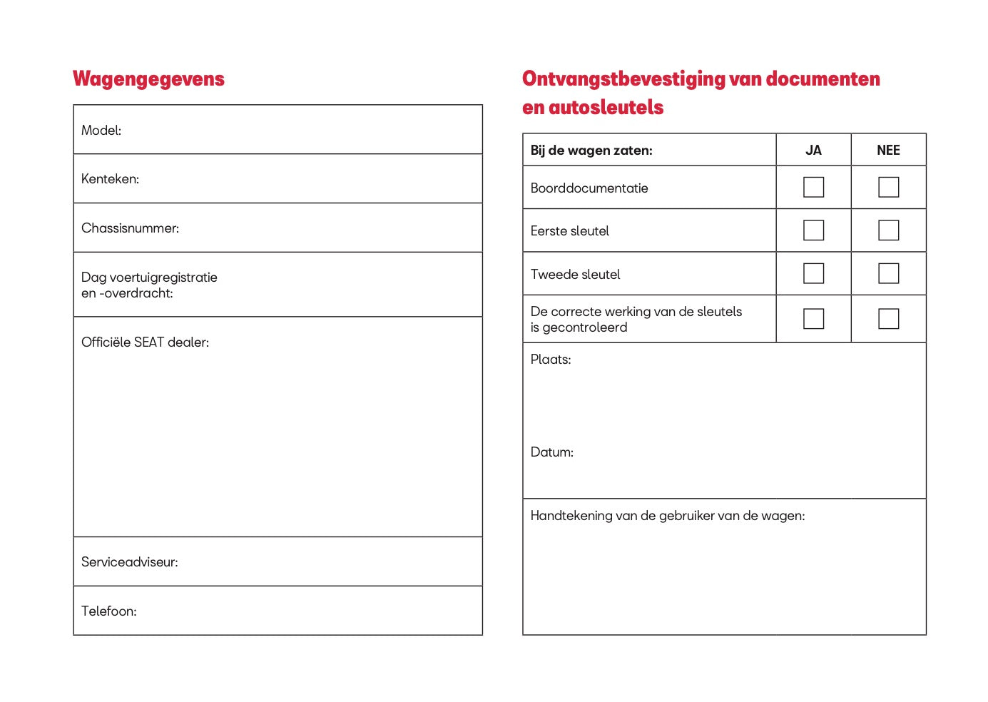 2026 Seat Leon/Leon Sportstourer Owner's Manual | Dutch