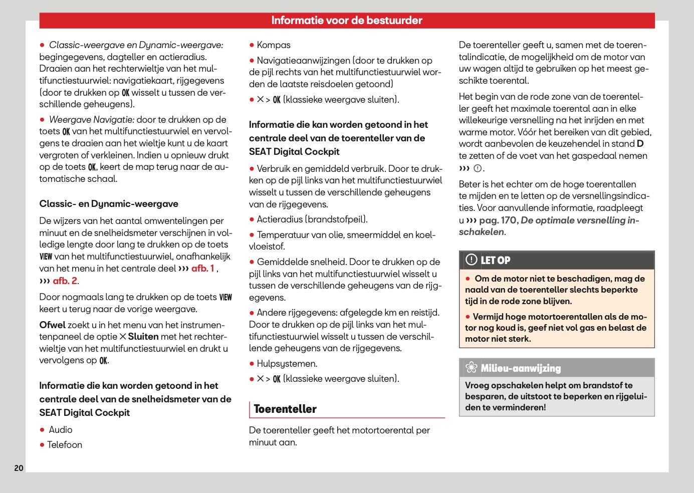2026 Seat Leon/Leon Sportstourer Owner's Manual | Dutch