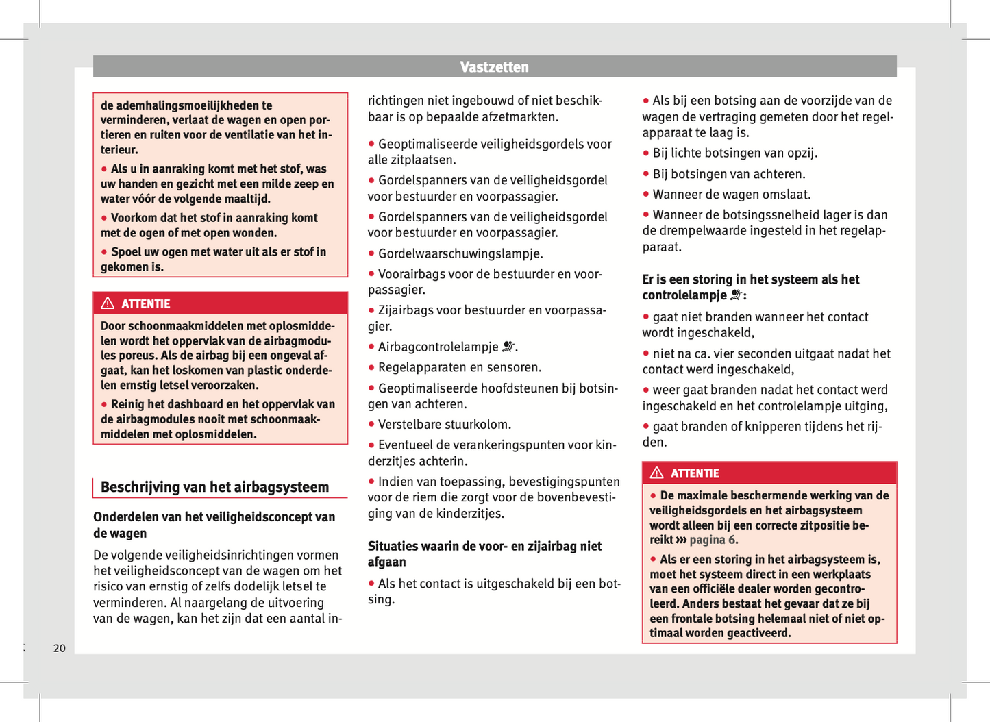 2015 Seat Mii Owner's Manual | Dutch